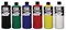 Sax Versatemp Premium Heavy-Bodied Tempera Paint, 1 Quart Bottles, Assorted Colors, Set of 6